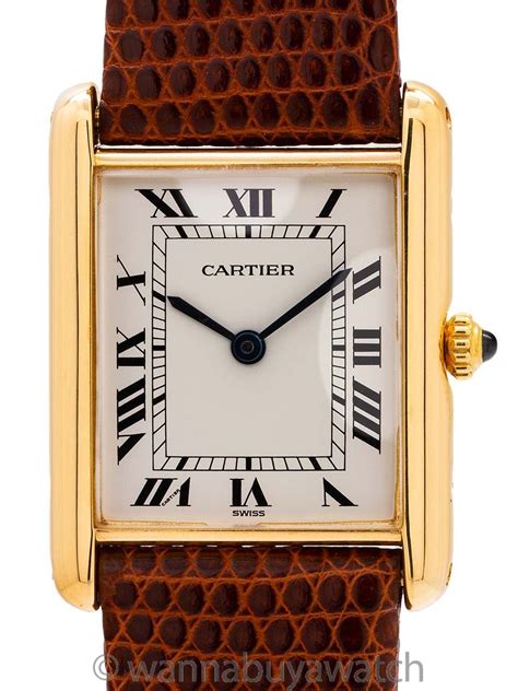 cartier tank watch where to buy|pre owned cartier tank watches.